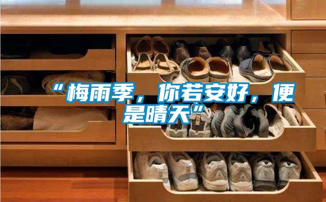“梅雨季，你若安好，便是晴天”