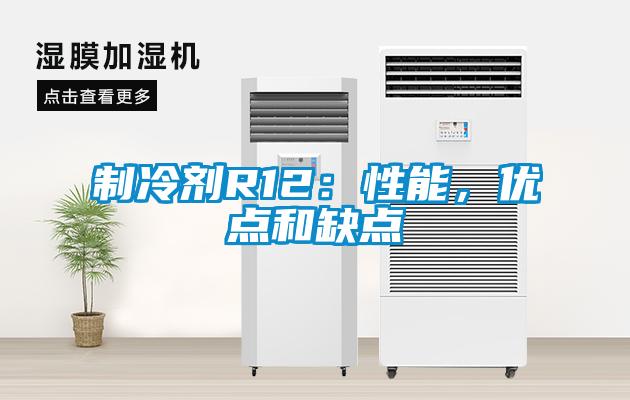 制冷劑R12：性能，優(yōu)點和缺點