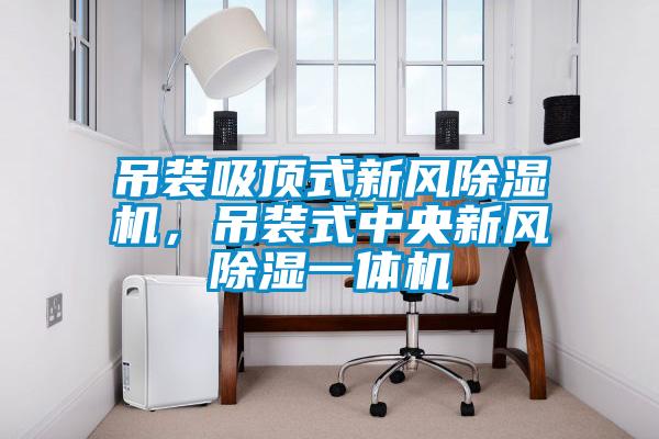 吊裝吸頂式新風除濕機，吊裝式中央新風除濕一體機