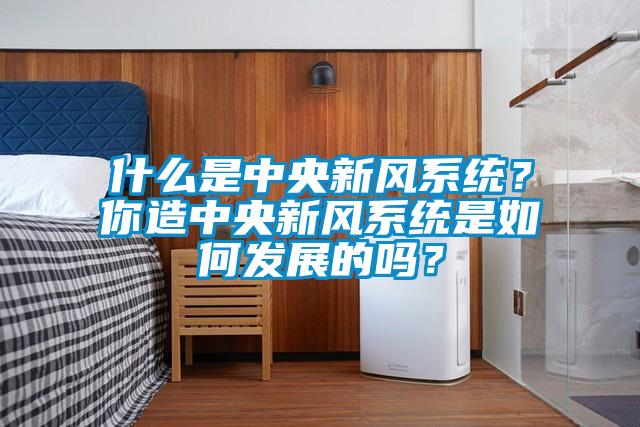 什么是中央新風(fēng)系統(tǒng)？你造中央新風(fēng)系統(tǒng)是如何發(fā)展的嗎？