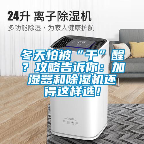 冬天怕被“干”醒？攻略告訴你：加濕器和除濕機(jī)還得這樣選！