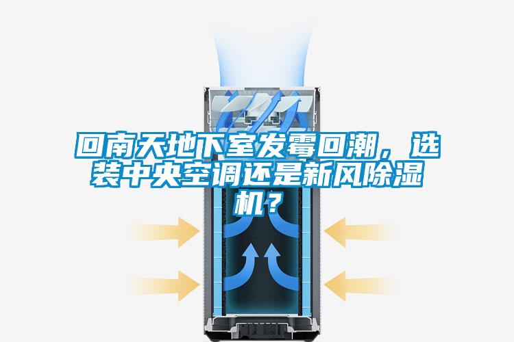 回南天地下室發(fā)霉回潮，選裝中央空調(diào)還是新風(fēng)除濕機？