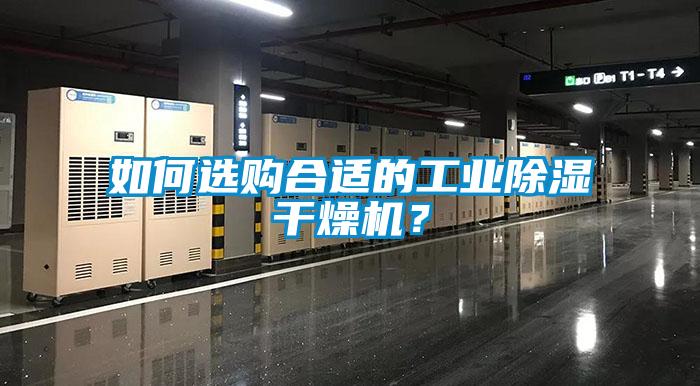 如何選購合適的工業(yè)除濕干燥機？