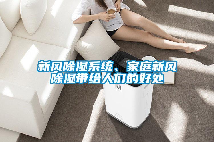 新風(fēng)除濕系統(tǒng)、家庭新風(fēng)除濕帶給人們的好處