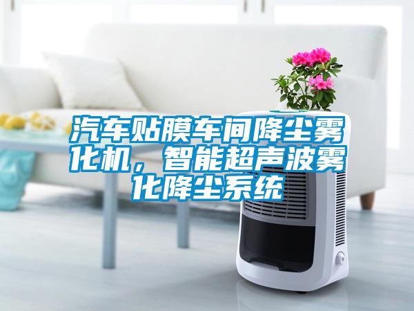 汽車貼膜車間降塵霧化機，智能超聲波霧化降塵系統(tǒng)