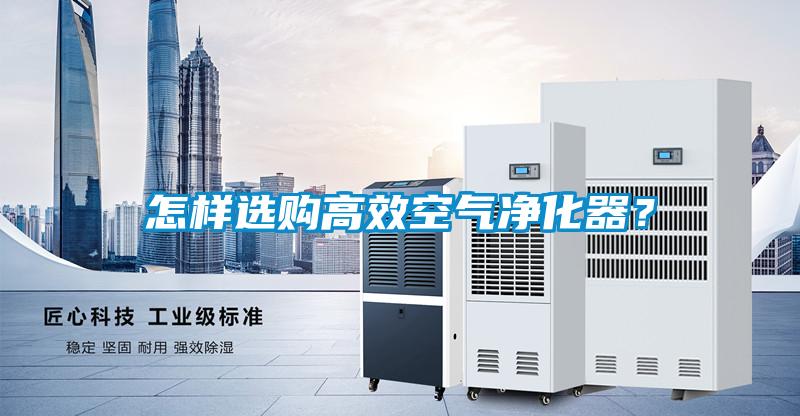 怎樣選購高效空氣凈化器？