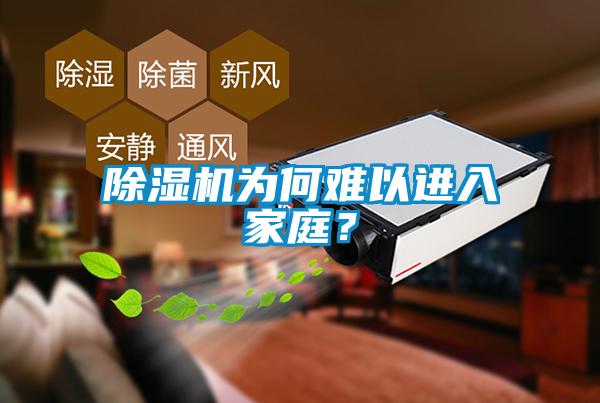 除濕機(jī)為何難以進(jìn)入家庭？