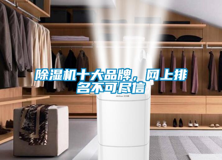 除濕機(jī)十大品牌，網(wǎng)上排名不可盡信
