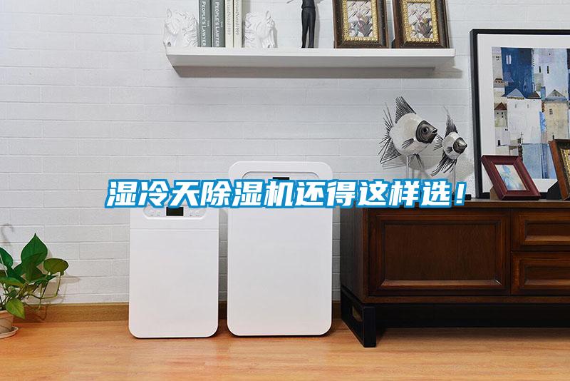 濕冷天除濕機還得這樣選！