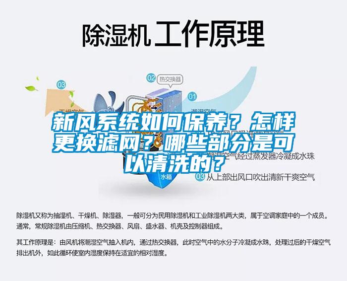新風(fēng)系統(tǒng)如何保養(yǎng)？怎樣更換濾網(wǎng)？哪些部分是可以清洗的？