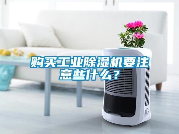 購(gòu)買工業(yè)除濕機(jī)要注意些什么？