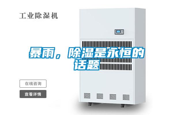 暴雨，除濕是永恒的話題