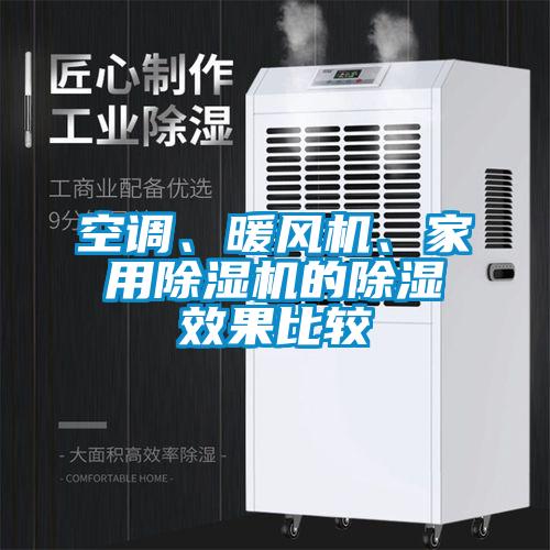 空調(diào)、暖風(fēng)機、家用除濕機的除濕效果比較