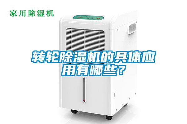 轉輪除濕機的具體應用有哪些？