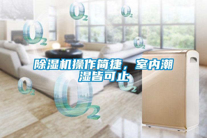 除濕機操作簡捷，室內(nèi)潮濕皆可止