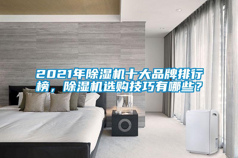 2021年除濕機十大品牌排行榜，除濕機選購技巧有哪些？