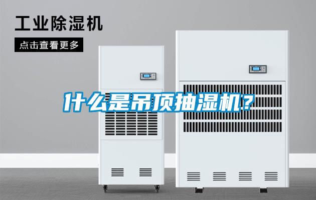 什么是吊頂抽濕機？