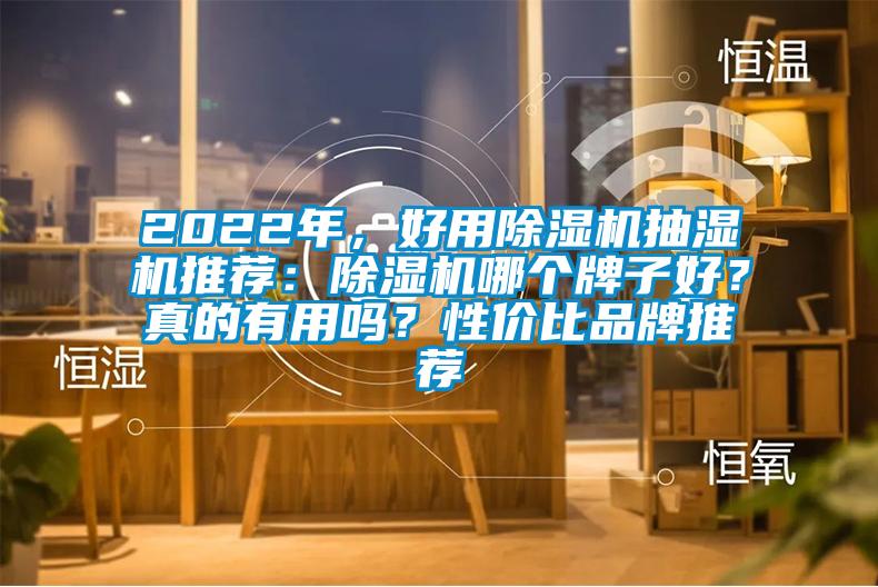 2022年，好用除濕機抽濕機推薦：除濕機哪個牌子好？真的有用嗎？性價比品牌推薦