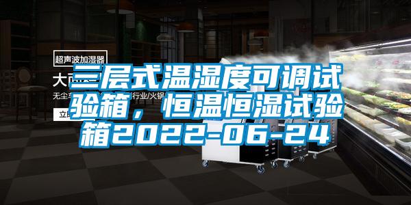 三層式溫濕度可調(diào)試驗(yàn)箱，恒溫恒濕試驗(yàn)箱2022-06-24