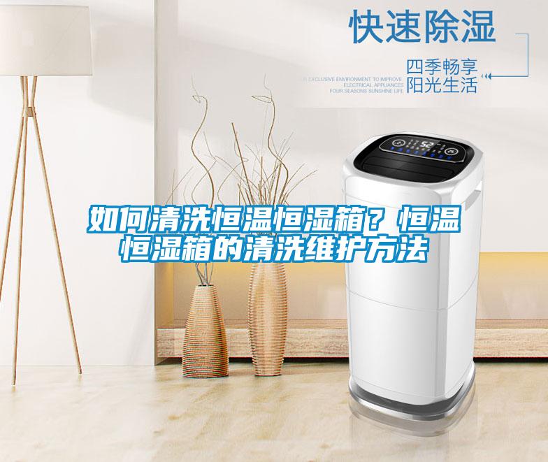 如何清洗恒溫恒濕箱？恒溫恒濕箱的清洗維護(hù)方法