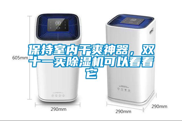 保持室內(nèi)干爽神器，雙十一買除濕機(jī)可以看看它