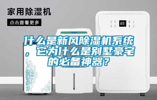 什么是新風(fēng)除濕機(jī)系統(tǒng)，它為什么是別墅豪宅的必備神器？