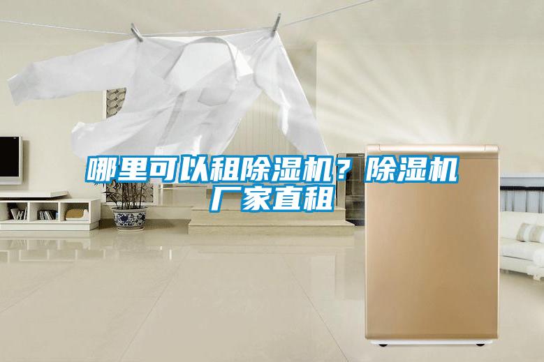 哪里可以租除濕機？除濕機廠家直租