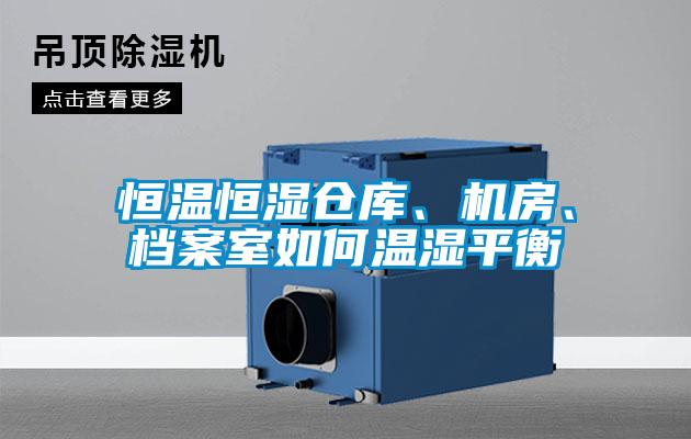 恒溫恒濕倉(cāng)庫(kù)、機(jī)房、檔案室如何溫濕平衡
