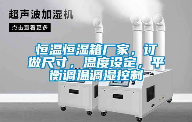 恒溫恒濕箱廠家，訂做尺寸，溫度設定，平衡調(diào)溫調(diào)濕控制
