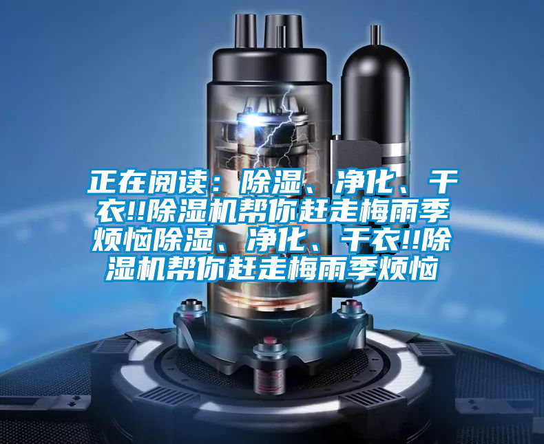 正在閱讀：除濕、凈化、干衣!!除濕機幫你趕走梅雨季煩惱除濕、凈化、干衣!!除濕機幫你趕走梅雨季煩惱