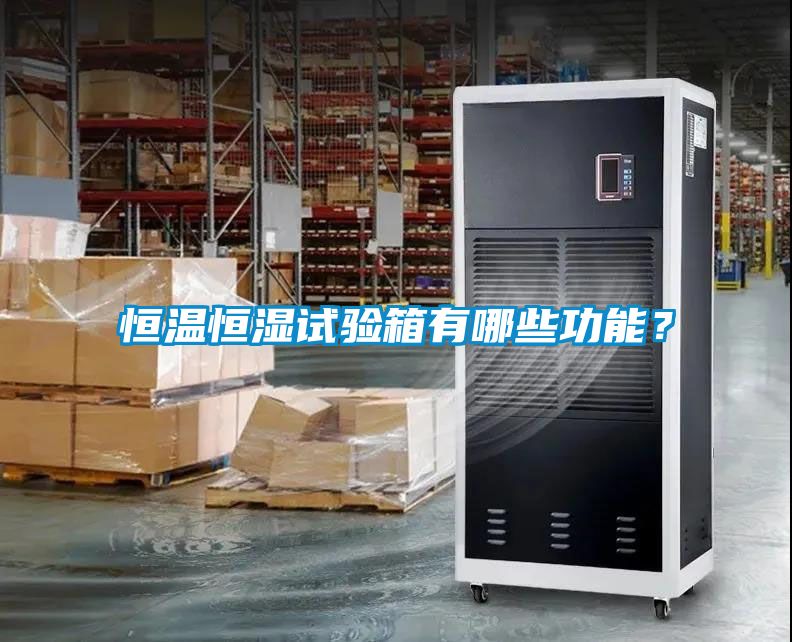 恒溫恒濕試驗箱有哪些功能？