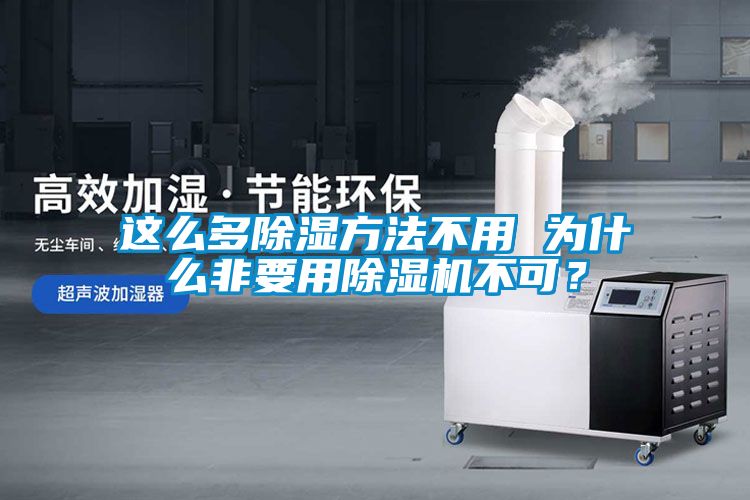 這么多除濕方法不用 為什么非要用除濕機(jī)不可？